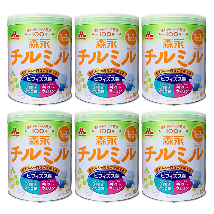 Combo 6 lon Sữa Morinaga nội địa Nhật số 9 cho trẻ 1-3 tuổi lon 800g