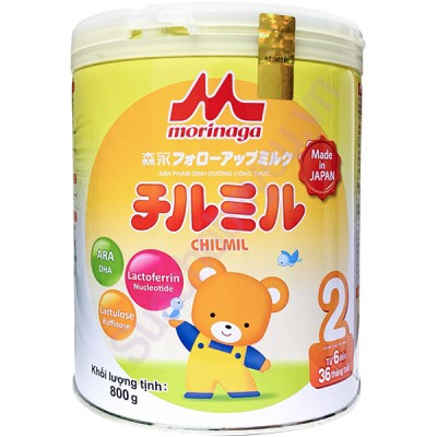 Sữa Morinaga số 2 lon 800g cho trẻ 6-36 tháng tuổi