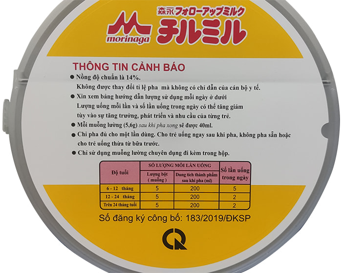 Sữa Morinaga số 2 lon 800g cho trẻ 6-36 tháng tuổi