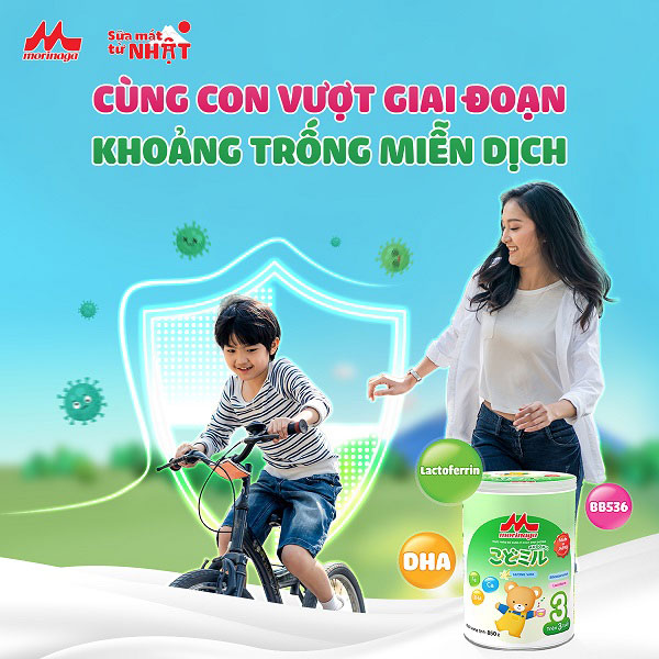 Sữa Morinaga số 3 vị vani lon 800g cho trẻ từ 3 tuổi