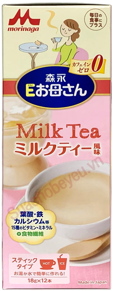 Sữa Morinaga Milk Tea hộp 216g cho mẹ bầu