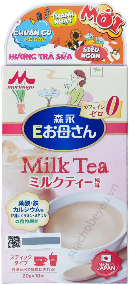 Sữa Morinaga Milk Tea hộp 200g cho mẹ bầu