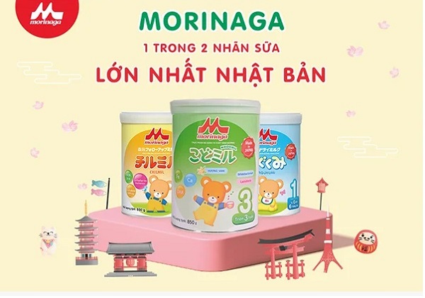 Review sữa Morinaga Nhật Bản