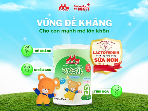 Review sữa Morinaga Nhật Bản