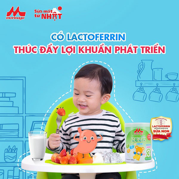 Review sữa Morinaga Nhật Bản