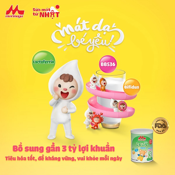 Review sữa Morinaga Nhật Bản