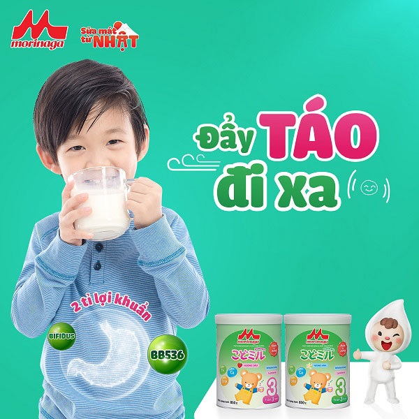 Sữa mát cho bé